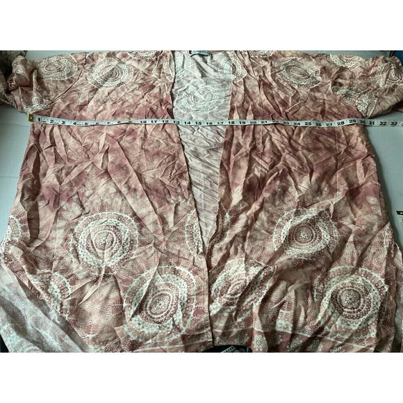 Lotus and Luna Women’s Mandala Boho Kimono/Duster One Size - Picture 5 of 6